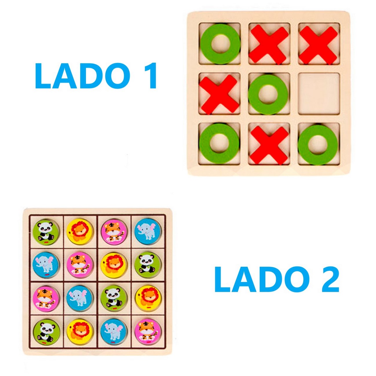 Sudoku Animales Triqui Niños Juego De Mesa Educativo Mental 